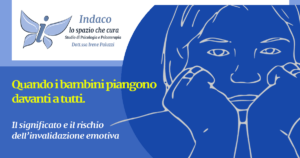 Scopri di più sull'articolo Quando i bambini piangono davanti a tutti